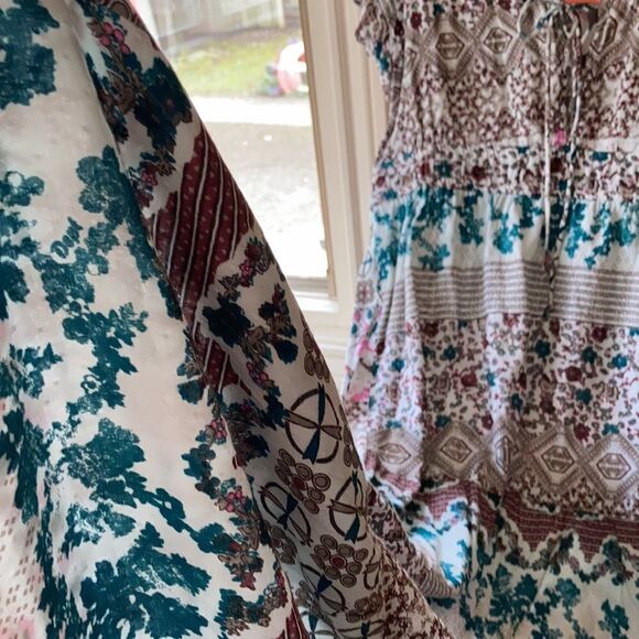 NWT DEPT Boho Prairie Renaissance Maxi Dress Size L - Picture 6 of 15